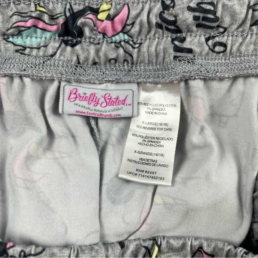 Briefly Stated Unicorn Sleep Jogger XL - Picture 3 of 6